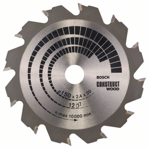 Tarcza pilarska Construct Wood 150x20 Bosch 2608641199 - obrazek 1