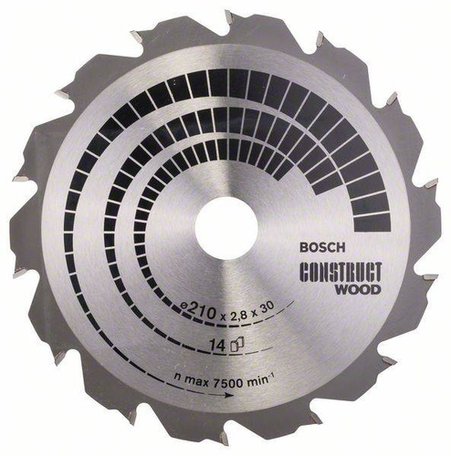 Tarcza pilarska Construct Wood 210x30 Bosch 2608640634 - obrazek 1