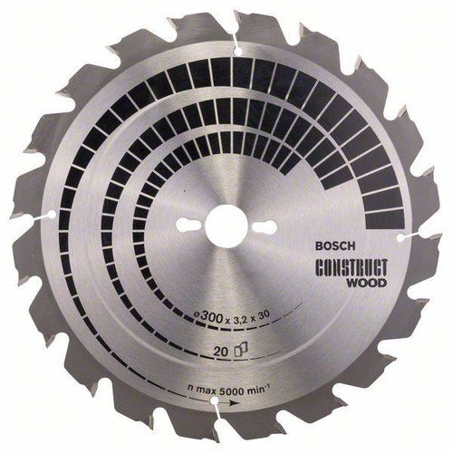 Tarcza pilarska Construct Wood 300x30 Bosch 2608640690 - obrazek 1
