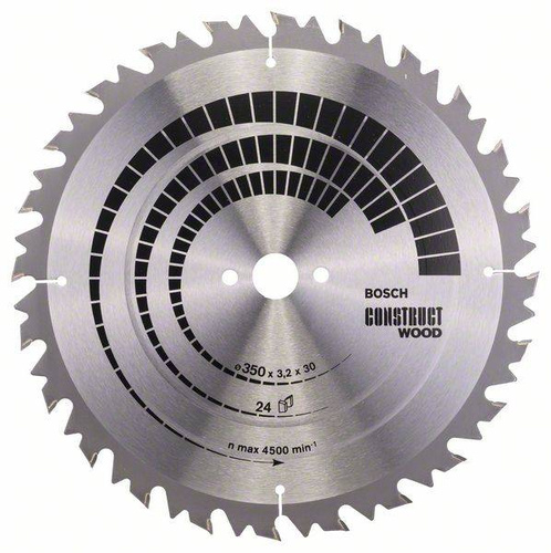 Tarcza pilarska Construct Wood 350x30 Bosch 2608640702 - obrazek 1