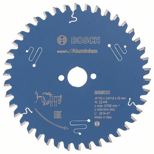Tarcza pilarska Expert for Aluminium 150x20 Bosch 2608644093 - obrazek 1