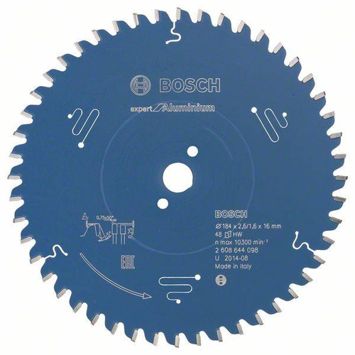 Tarcza pilarska Expert for Aluminium 184x16 Bosch 2608644098 - obrazek 1