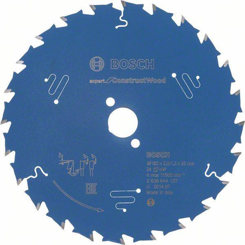Tarcza pilarska Expert for Construct Wood 165x20 Bosch 2608644137 - obrazek 1