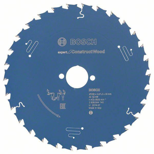 Tarcza pilarska Expert for Construct Wood 200x30 Bosch 2608644140 - obrazek 1