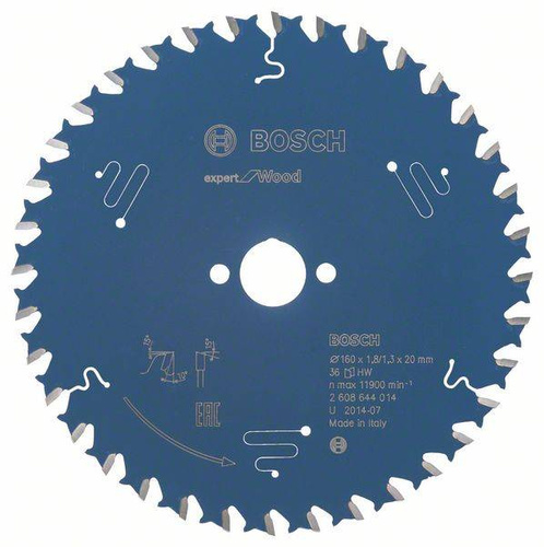 Tarcza pilarska Expert for Wood 160x20 Bosch 2608644014 - obrazek 1
