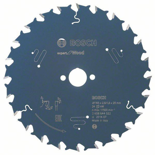 Tarcza pilarska Expert for Wood 165x20 Bosch 2608644022 - obrazek 1