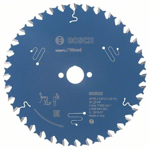 Tarcza pilarska Expert for Wood 165x20 Bosch 2608644023 - obrazek 1