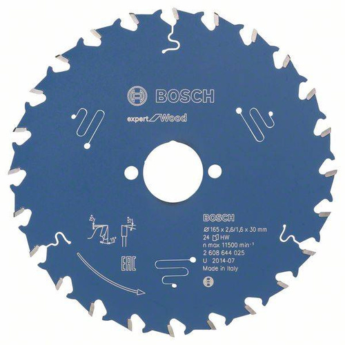 Tarcza pilarska Expert for Wood 165x30 Bosch 2608644025 - obrazek 1