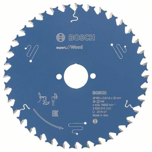 Tarcza pilarska Expert for Wood 180x30 Bosch 2608644033 - obrazek 1