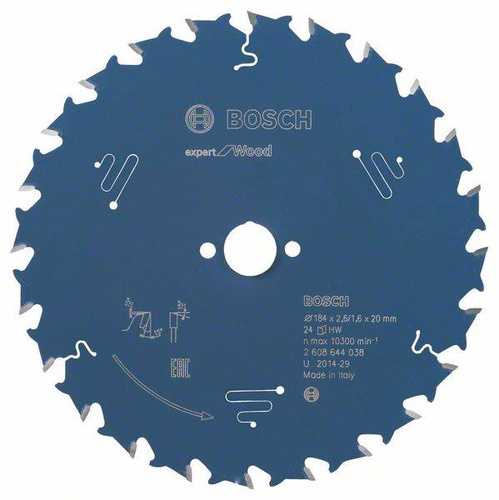 Tarcza pilarska Expert for Wood 184x20 Bosch 2608644038 - obrazek 1
