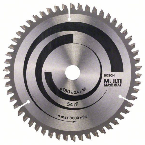 Tarcza pilarska Multi Material 190x20 Bosch 2608640508 - obrazek 1