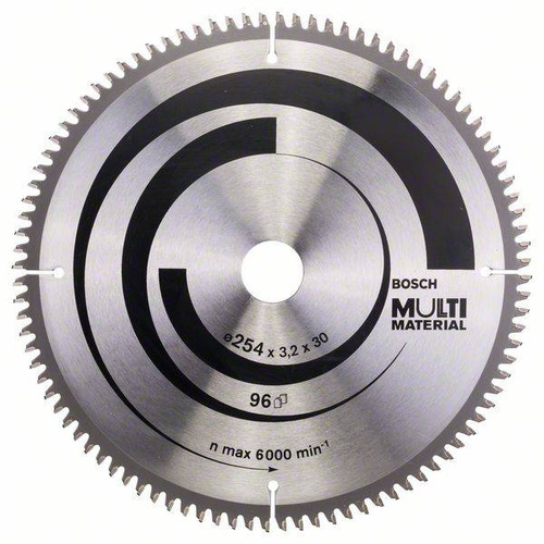 Tarcza pilarska Multi Material 254x30 Bosch 2608640451 - obrazek 1