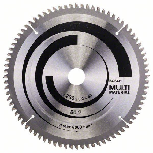 Tarcza pilarska Multi Material 260x30 Bosch 2608641204 - obrazek 1