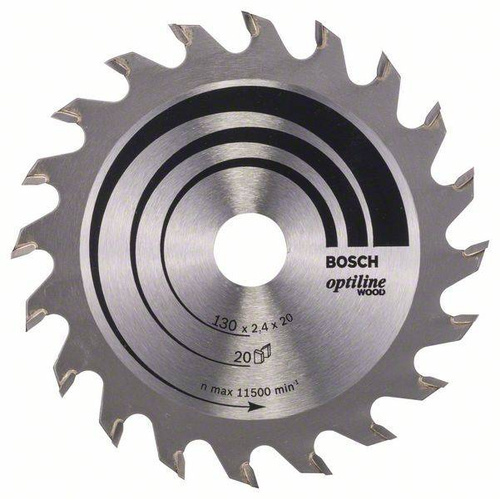 Tarcza pilarska Optiline Wood 130x20 Bosch 2608640582 - obrazek 1