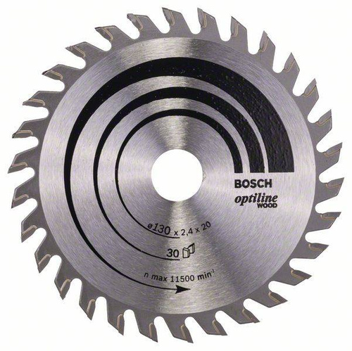 Tarcza pilarska Optiline Wood 130x20 Bosch 2608640583 - obrazek 1