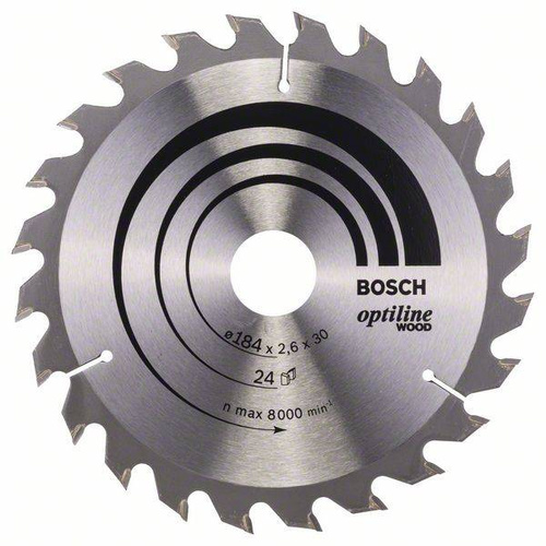 Tarcza pilarska Optiline Wood 184x30 Bosch 2608640610 - obrazek 1