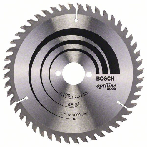 Tarcza pilarska Optiline Wood 190x30 Bosch 2608641186 - obrazek 1