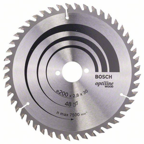 Tarcza pilarska Optiline Wood 200x30 Bosch 2608640620 - obrazek 1