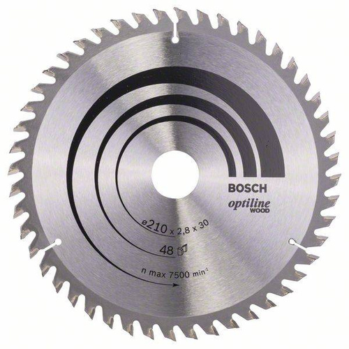 Tarcza pilarska Optiline Wood 210x30 Bosch 2608640623 - obrazek 1