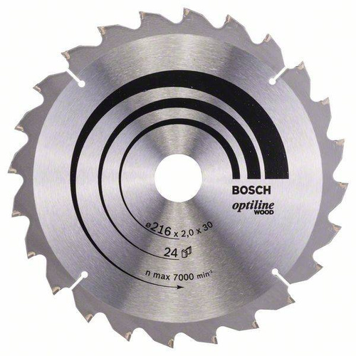 Tarcza pilarska Optiline Wood 216x30 Bosch 2608640431 - obrazek 1