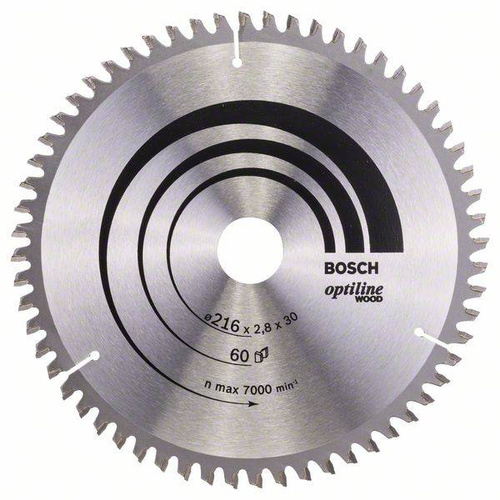 Tarcza pilarska Optiline Wood 216x30 Bosch 2608640642 - obrazek 1