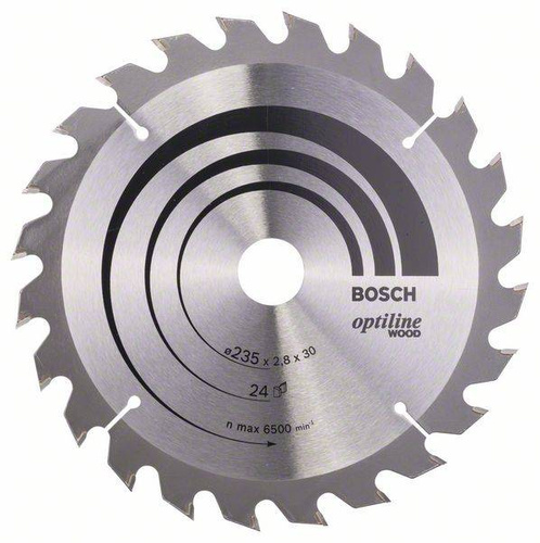 Tarcza pilarska Optiline Wood 235x30 Bosch 2608640725 - obrazek 1