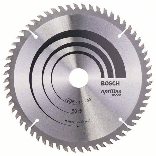 Tarcza pilarska Optiline Wood 235x30 Bosch 2608641192 - obrazek 1