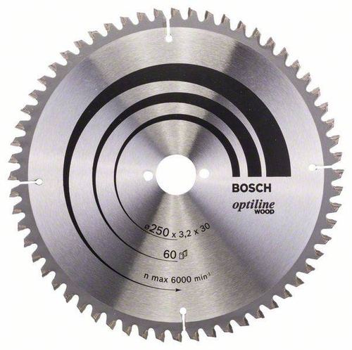 Tarcza pilarska Optiline Wood 250x30 Bosch 2608640644 - obrazek 1