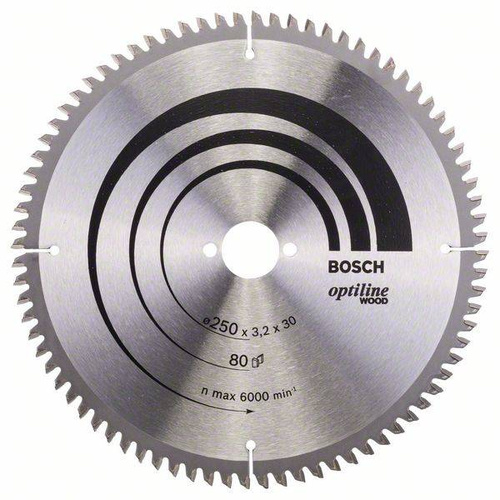 Tarcza pilarska Optiline Wood 250x30 Bosch 2608640645 - obrazek 1