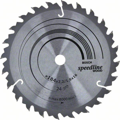 Tarcza pilarska Speedline Wood 184x16 Bosch 2608640795 - obrazek 1
