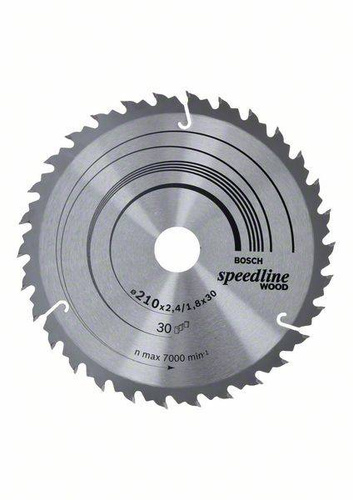 Tarcza pilarska Speedline Wood 210x30 Bosch 2608640803 - obrazek 1