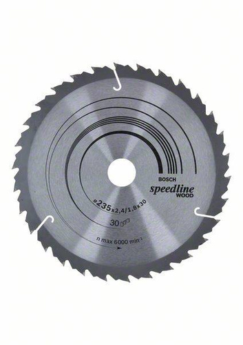 Tarcza pilarska Speedline Wood 235x30 Bosch 2608640807 - obrazek 1