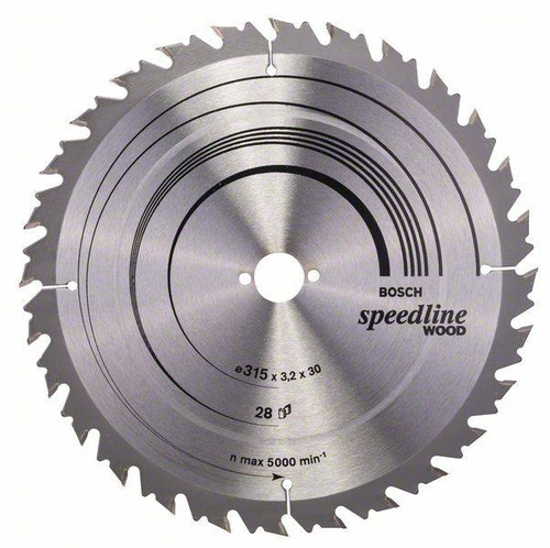 Tarcza pilarska Speedline Wood 315x30 Bosch 2608640682 - obrazek 1