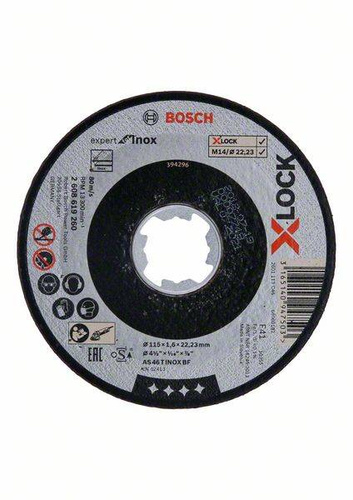 Tarcza tnąca Bosch Expert for Inox 115x22,23 2608619260 - obrazek 1