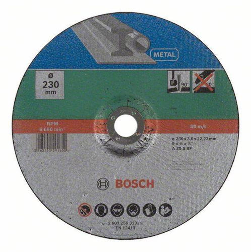 Tarcza tnąca, wygięta, do metalu A 30 S BF 230x22,23 Bosch 2609256313 - obrazek 1