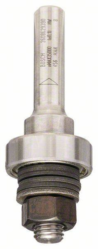 Trzpień do frezów tarczowych z łożyskiem kulkowym prowadzącym, 8 mm, D 22 mm, G 60,3 mm Bosch 2608629390 - obrazek 1