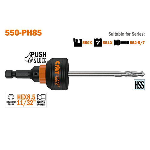Uchwyty do otwornic chwyt HEX 8,4 CMT 550-PH85 - obrazek 1