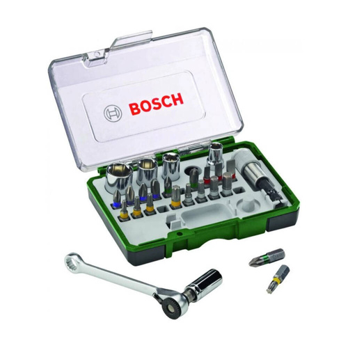 Zestaw końcówek wkręcających z grzechotką EXTRA HARD Bosch 2607017562 27el.