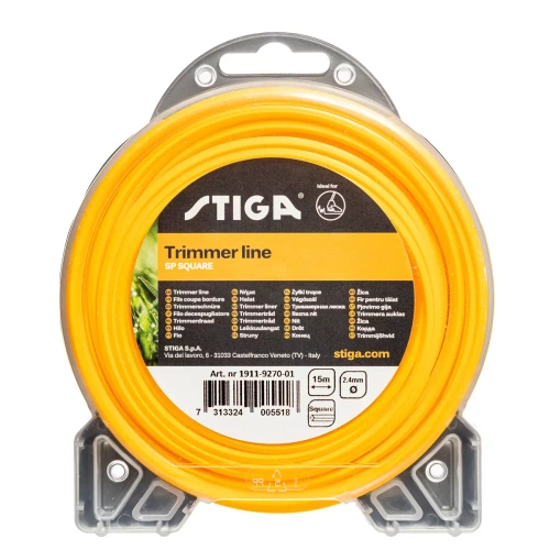 Żyłka tnąca 2,5 mm x 15 m kwadrat Stiga 1911-9270-01 - obrazek 1