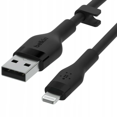 Kabel Usb A / Lightning, Belkin 12W 2M, Silikonowy Kabel Usb A / Lightning, Belkin 12W 2M, Silikonowy
