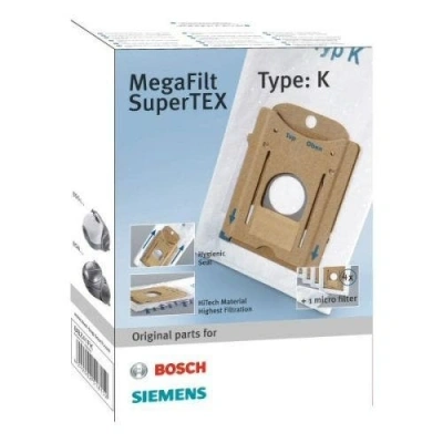 Bosch typ K MegaFilt SuperTEX torba SMS z 1 filtrem mikrohigieny, opakowanie 4 szt. - obrazek 1