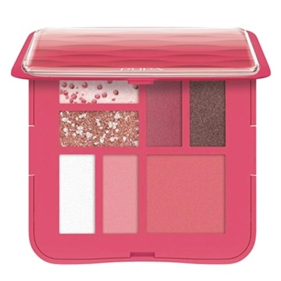 Pupa Milano, 3d Effects Design S Eyeshadow Palette, Paleta Cieni Do Powiek, Coral, 8g - obrazek 1