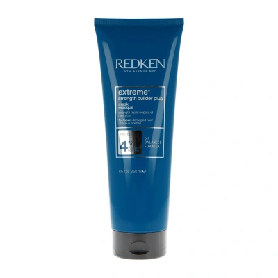 Redken Extreme Strength Builder PLUS MASK DEEP CARE, ANTI Split ENDS AND Breakage FOR Damaged HAIR Maska do włosów, Rozmiar: 250 ml, ` Redken Extreme Strength Builder PLUS MASK DEEP CARE, ANTI Split ENDS AND Breakage FOR Damaged HAIR Maska do włosów, Rozmiar: 250 ml, `