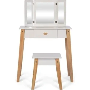Astrup Toaletka z Krzesłem – White Dream – 86 cm