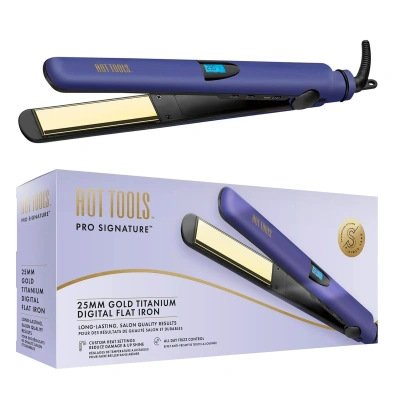 Lekka Prostownica Tytanowe Płytki Hot Tools 2 W 1 - obrazek 1