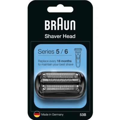 Braun 53B - Zestaw folii i ostrzy do golarki Series 5/6 + szczoteczka czyszcząca - obrazek 1