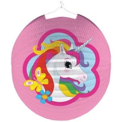 Lampion papierowy, Jednorożec, 25 cm