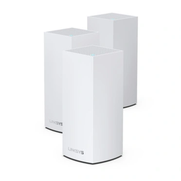 Linksys Atlas Pro 6 Velop Dwupasmowy system Whole Home Mesh WiFi (AX5400) router WiFi, wzmacniacz do 8100 stóp kwadratowych/750 m2, 4x szybsza prędkość dla ponad 90 urządzeń 3 opakowania, biały (opakowanie może się różnić) - obrazek 1