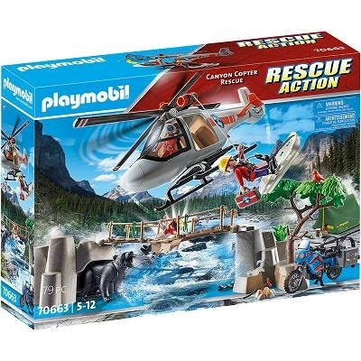 PLAYMOBIL Rescue Action jednostka ratownika medycznego z helikopterem - obrazek 1