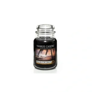 Yankee Candle Świeca zapachowa w szkle (duża) Black Coconut Czas palenia do 150 godzin Yankee Candle Świeca zapachowa w szkle (duża) Black Coconut Czas palenia do 150 godzin